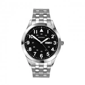 Sekonda Black Watch - 1663 - silver