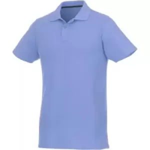 Elevate Mens Helios Short Sleeve Polo Shirt (XXL) (Light Blue)