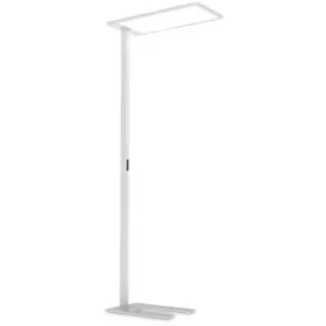 Ideal Lux COMFORT Dimmable LED Integrated Floor Lamp White, In-Built Switch, 4000K