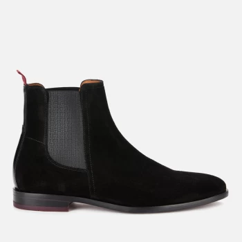 Ted Baker Mens Ficus Suede Chelsea Boots - Black - UK 7