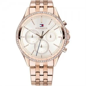 Tommy Hilfiger Ladies Ari Rose Gold Plated Watch - 1781978