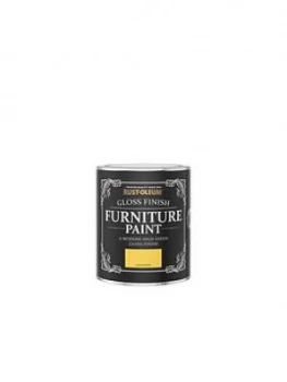 Rust-Oleum Rust-Oleum Gloss Furniture Paint Lemon Sorbet 750Ml