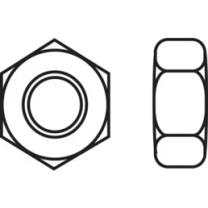 TOOLCRAFT 830404 Hexagonal nuts M2 DIN 934 Plastic 10 pc(s)