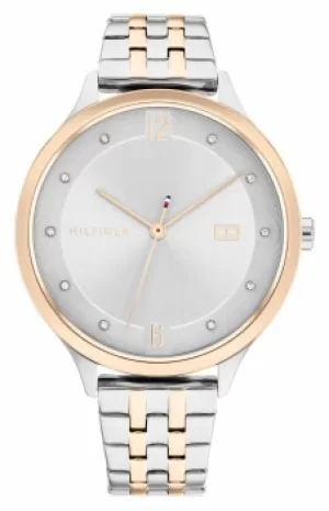 Tommy Hilfiger Grace Two Tone Steel Silver Dial 1782434 Watch