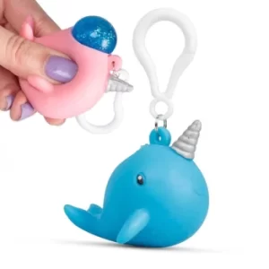 Spouting Narwhal Backpack Buddy Keyring