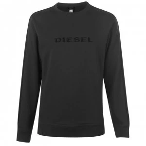 Diesel Stripe Willy Sweatshirt - Dk Grey Mel 96B