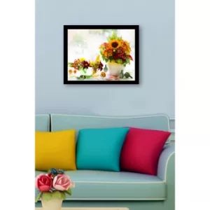 SC1035 Multicolor Decorative Framed MDF Painting