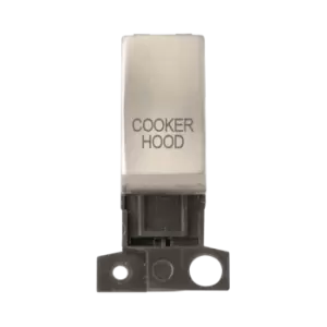 Click Scolmore MiniGrid 13A Double-Pole Ingot Cooker Hood Switch Satin Chrome - MD018SC-CH