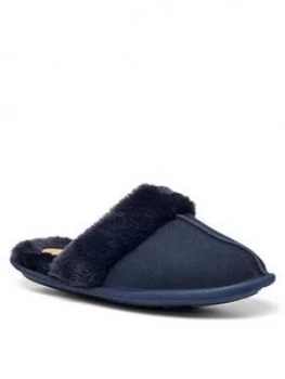 Hotter Honey Slipper - Navy