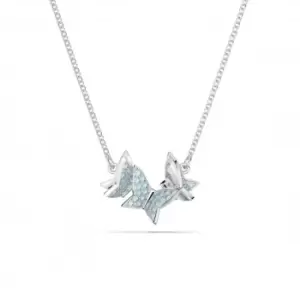 Lilia Rhodium Plated Butterfly Necklace 5662181