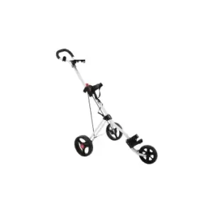 Fast Fold Force 3 Wheel Golf Trolley - White