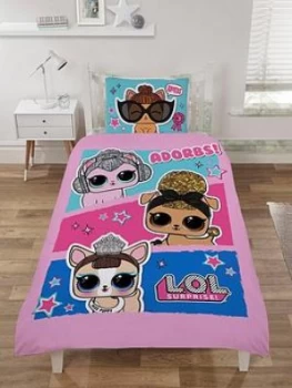 Lol Surprise Pets Duvet Set - Single