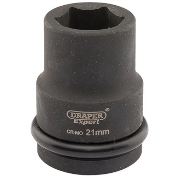 Draper Expert 3/4" Drive Hexagon Impact Socket Metric 3/4" 21mm