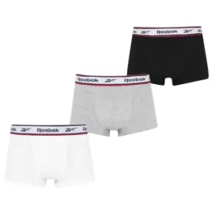 Reebok 3 Pack Trunks Mens - Multi