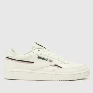 Reebok White & Black Club C 85 Vegan Trainers