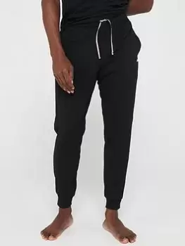 BOSS Bodywear Unique Cuffed Lounge Pants, Black, Size XL, Men