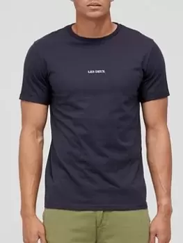 Les Deux Lens Logo T-Shirt - Navy