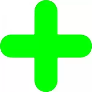 Green Symbol &rdquo;&rdquo; Floor Graphic adheres to most