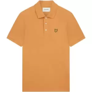 Lyle and Scott Basic Short Sleeve Polo Shirt - Yellow