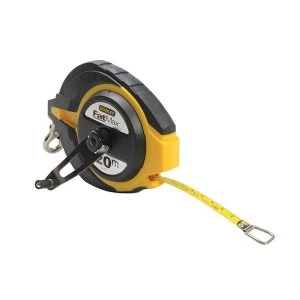 Stanley Tools FatMax Closed Case Steel Long Tape 20m (Width 10mm)