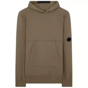 CP COMPANY Heavyweight Micro Lens Oth Hoodie - Brown