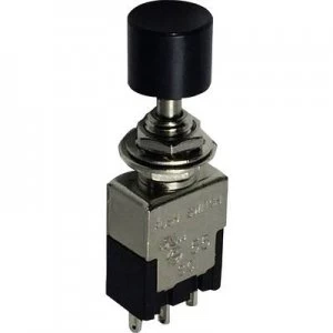 SCI PA102A1BK Pushbutton switch 250 V AC 3 A 1 x OnOn latch