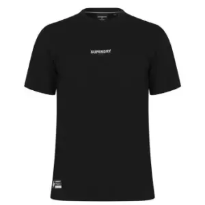 Superdry Micro Logo T Shirt - Black