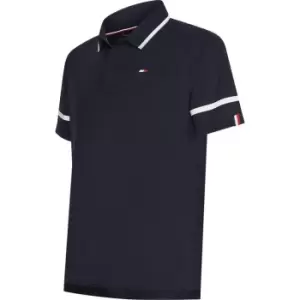 Tommy Sport Training S/S Polo - Blue