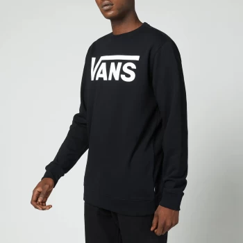 Vans Mens Classic Crewneck Sweatshirt - Black/White - XXL