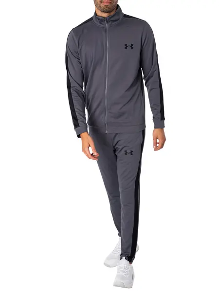 Under Armour Knit Tracksuit Pitch Grey / Black XL