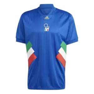 adidas Italy Icon Retro Shirt Mens - Blue