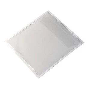 Durable PocketFIX CDDVD Pocket with Closing Flap Transparent Pack of 100 Pockets