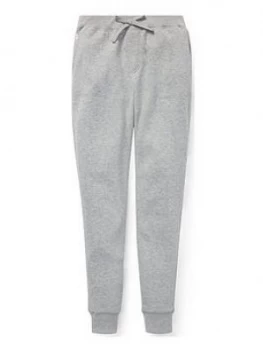 Ralph Lauren Girls Classic Slim Leg Cuffed Jogger - Grey, Size Age: 7 Years, S, Women