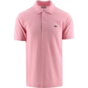 Lacoste Lotus Pink Classic Fit Short Sleeve L1212 Polo Shirt