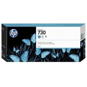 HP 730 Cyan Ink Cartridge 300ml