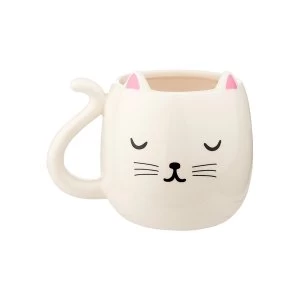 Sass & Belle Cutie Cat Shaped Mug