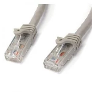 StarTech.com 15ft Gray Gigabit Snagless RJ45 UTP Cat6 Patch Cable