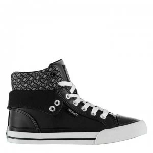 SoulCal Aston Hi Top Ladies Trainers - Black/White