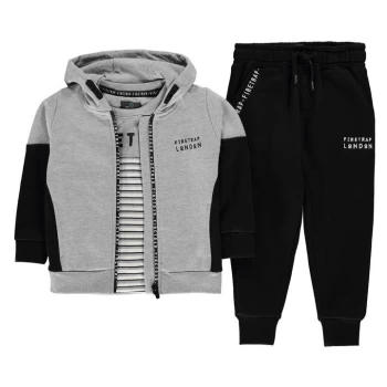 Firetrap 3 Piece Jogging Set Infant Boys - Grey