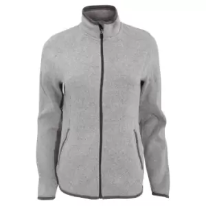 Tee Jays Womens/Ladies Full Zip Aspen Jacket (3XL) (Grey Melange)