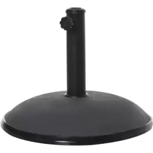 Outsunny - 20kg Patio Sun Umbrella Base Durable Parasol Garden Stand Cement Round