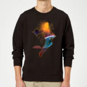 Captain Marvel Nebula Flight Sweatshirt - Black - M