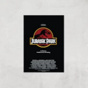 Jurassic Park Giclee Art Print - A4 - Print Only