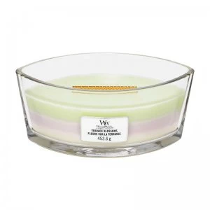 WoodWick Trilogy Terrace Blossoms Ellipse Candle 453.6g