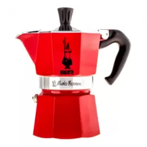 Moka pot Bialetti "Moka Express 3 cup Red"