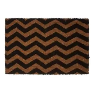 Premier Housewares Coir Doormat - Chevron