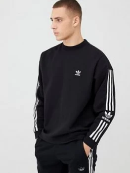 Adidas Originals Lock Up Crew Neck Sweat - Black