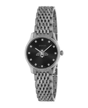 Gucci G-Timeless Black Dial Steel Womens Watch YA1265020 YA1265020