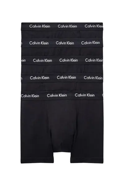 Calvin Klein 5 Pack Cotton Stretch Trunk Black