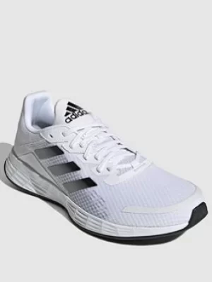 adidas Duramo Sl, White/Black, Size 6, Men